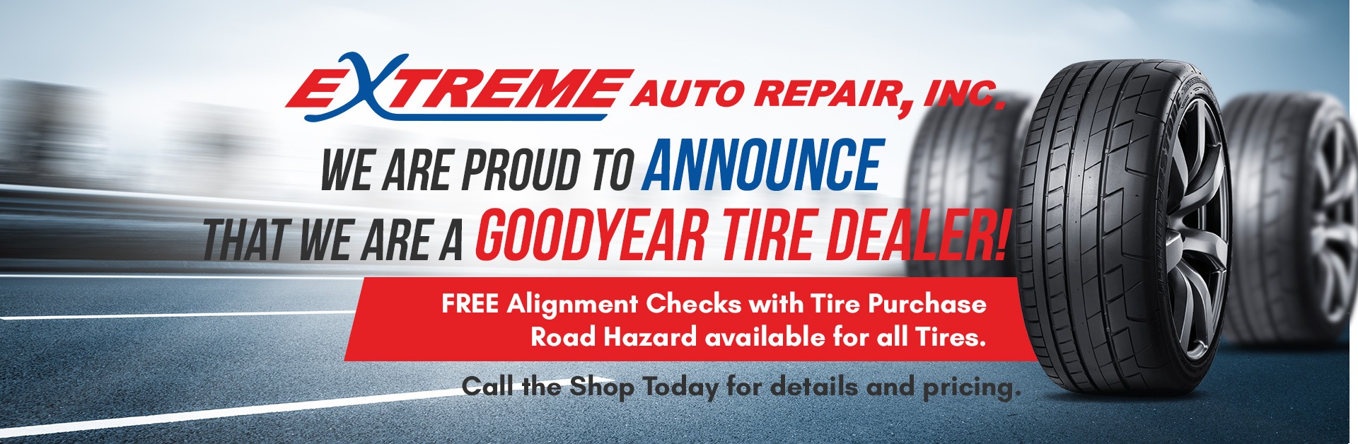 Tire Installation Banner